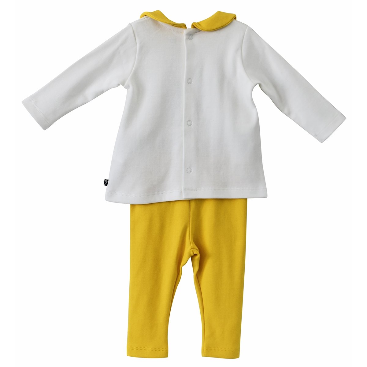 Tee shirt et legging coton bassa jaune, SUCRE D'ORGE