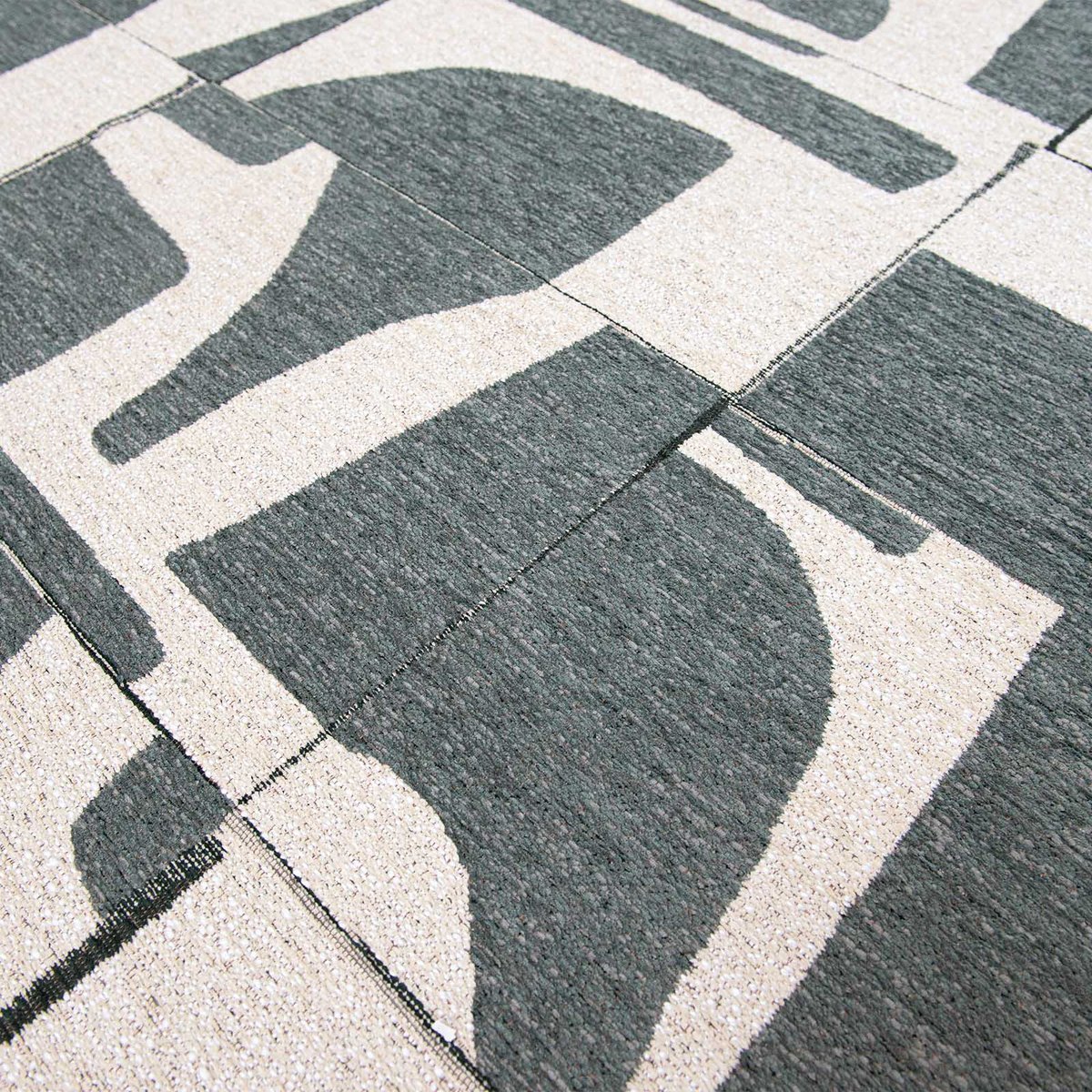 Tapis intérieur/extérieur tissé plat OCEAN SPRITZ vert, NOVATREND