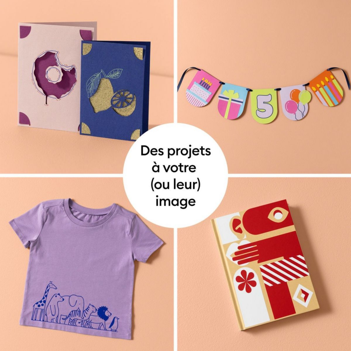 Machine de découpe Bundle Deluxe Joy 2 Corail couleur unique, CRICUT