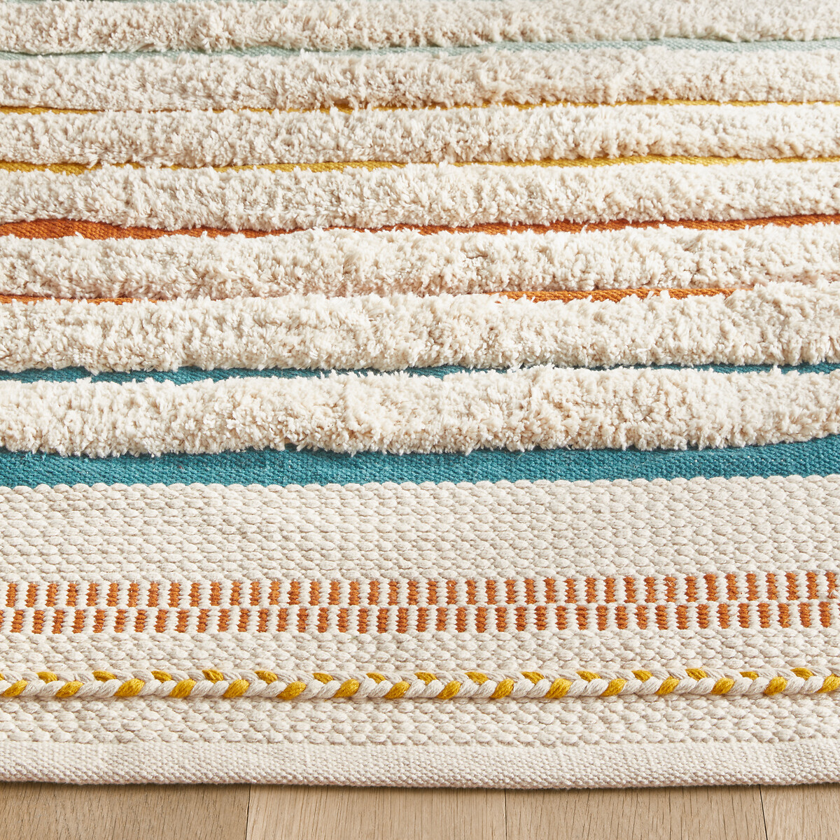 Tapis enfant tissé main en coton, Tomulo multicolore, AM.PM
