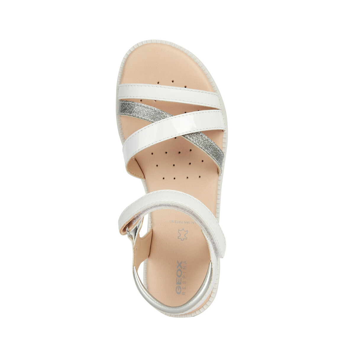 Atmungsaktive Sandalen Karly weiss, GEOX