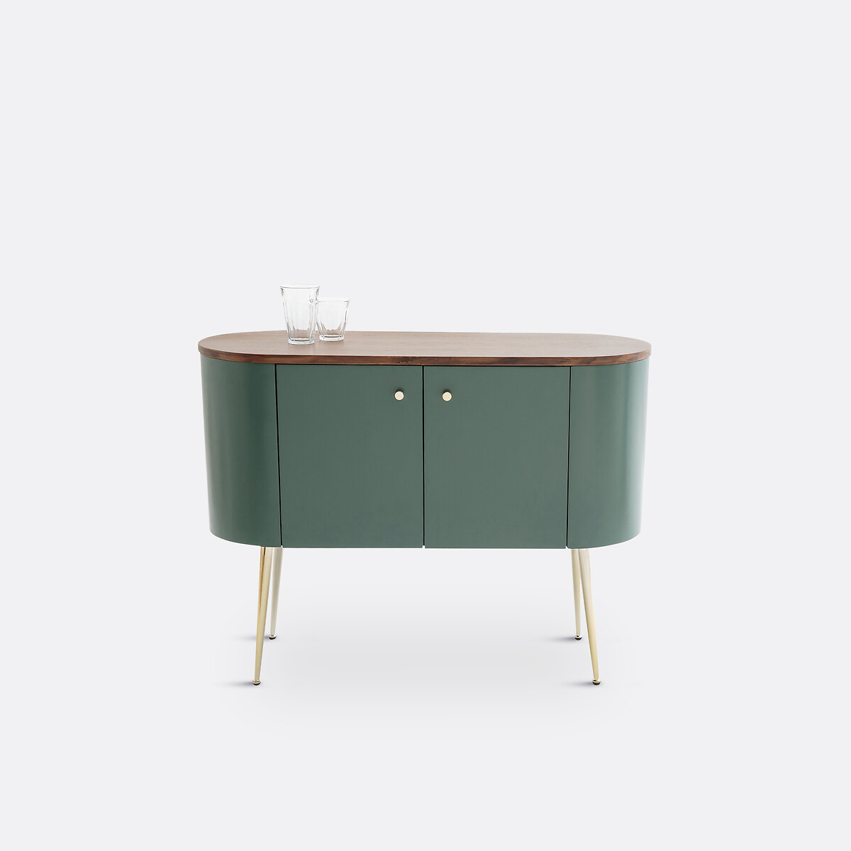 Buffet-bar TOPIM vert/noyer, LA REDOUTE INTERIEURS