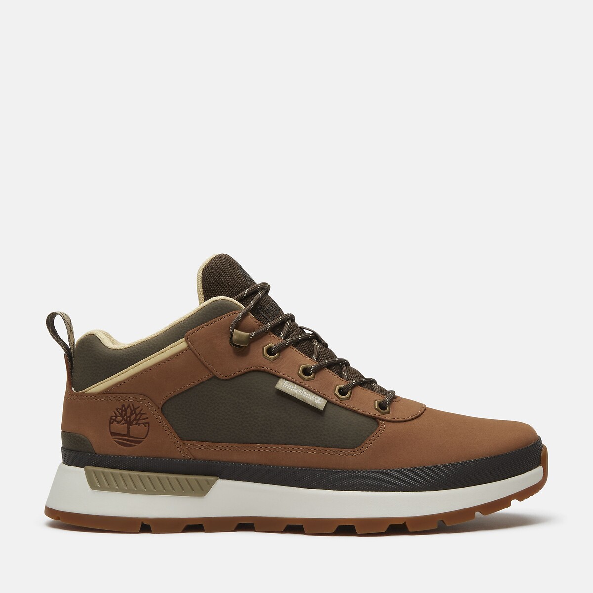 Field Trekker Leather High Top Trainers dark beige, TIMBERLAND