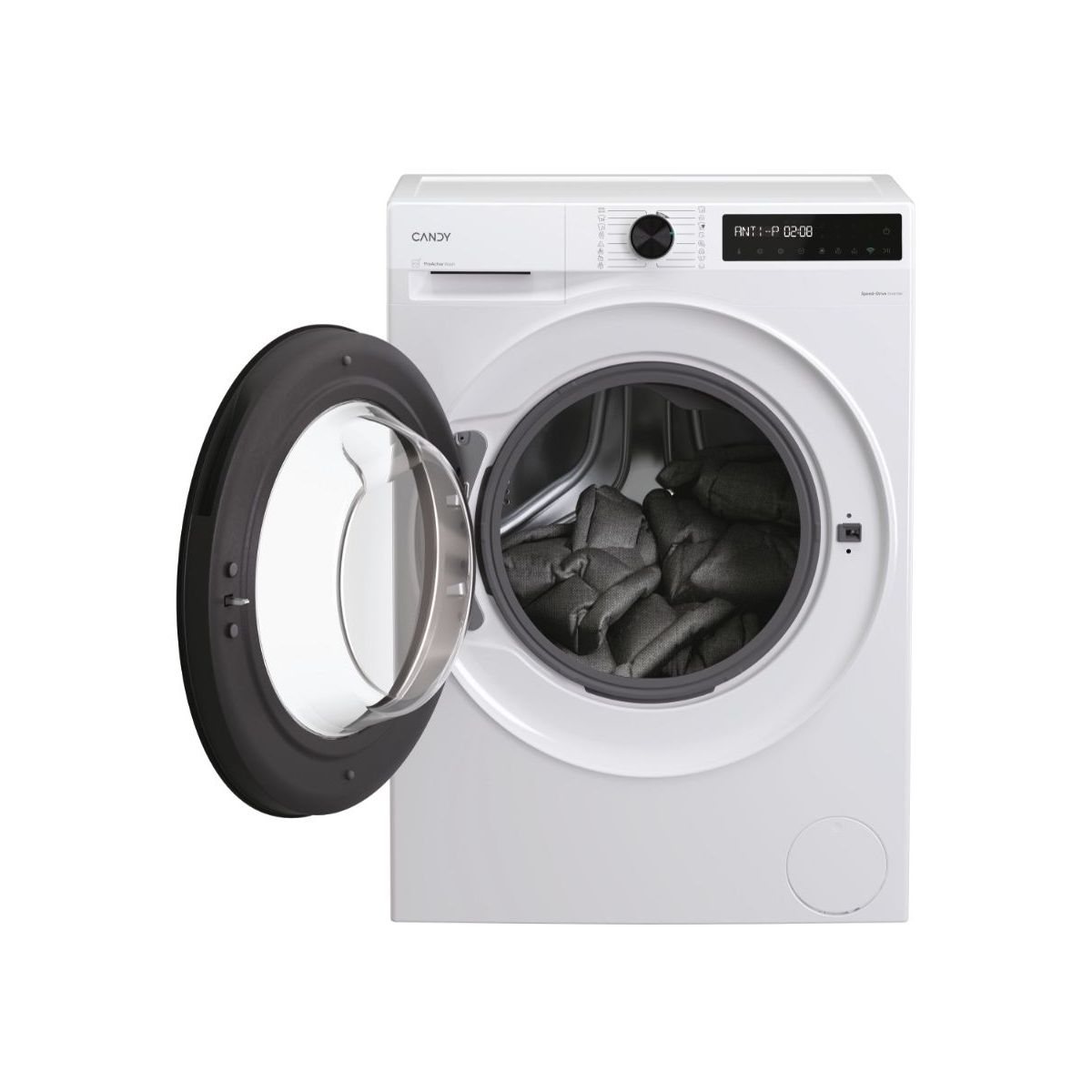 Lave linge hublot BR 47SBL8-S - 7 kg - 1400 tr/min - Classe A - Moteur induction - Connecté wifi couleur unique, CANDY