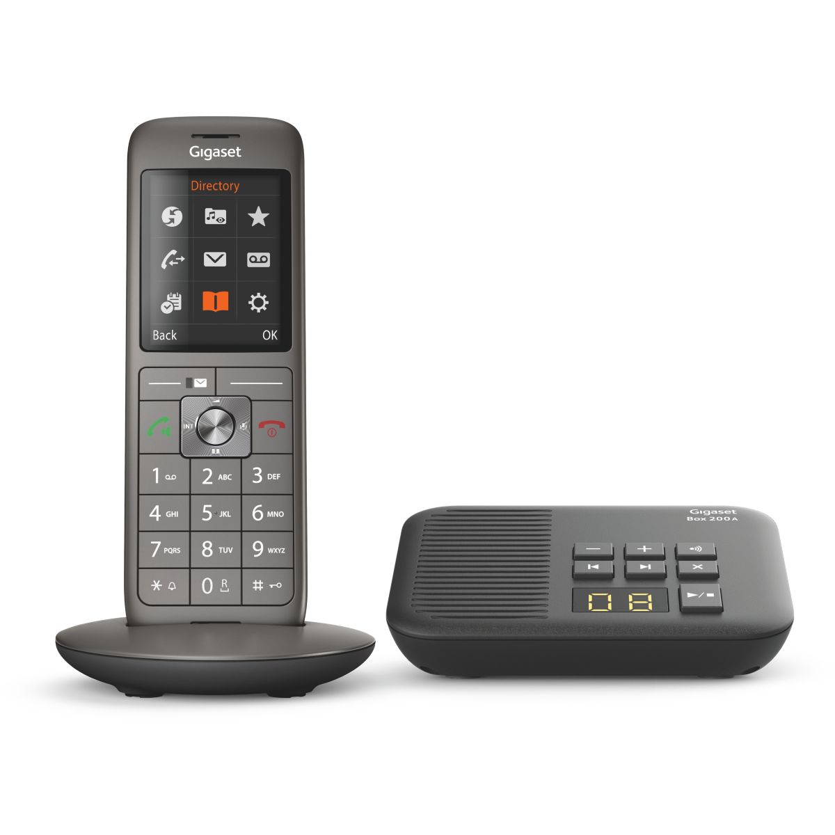 Téléphone sans fil CL660A ANTHRACITE anthracite, GIGASET
