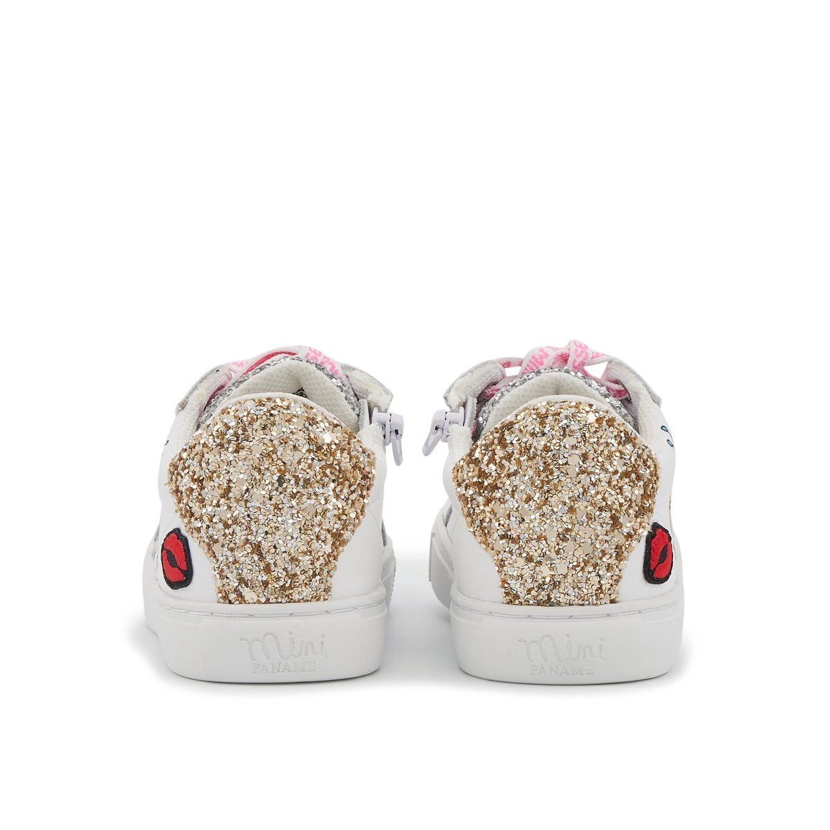 Baskets Enfant En Cuir Mini Simone Monsieur Madame Princesse blanc, BONS BAISERS