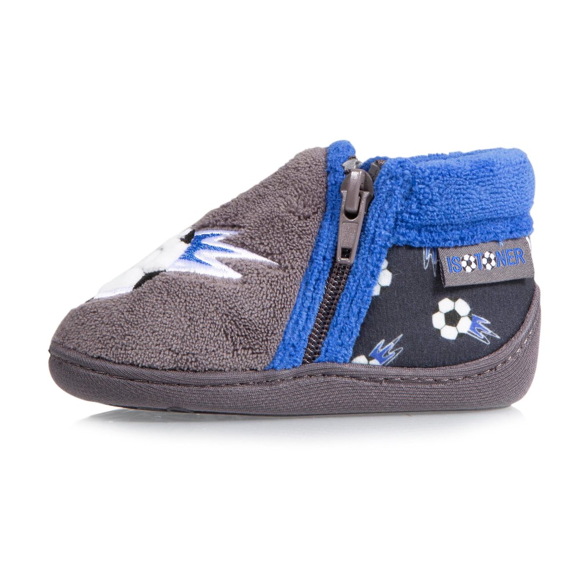 Chaussons Bottillons gris, ISOTONER