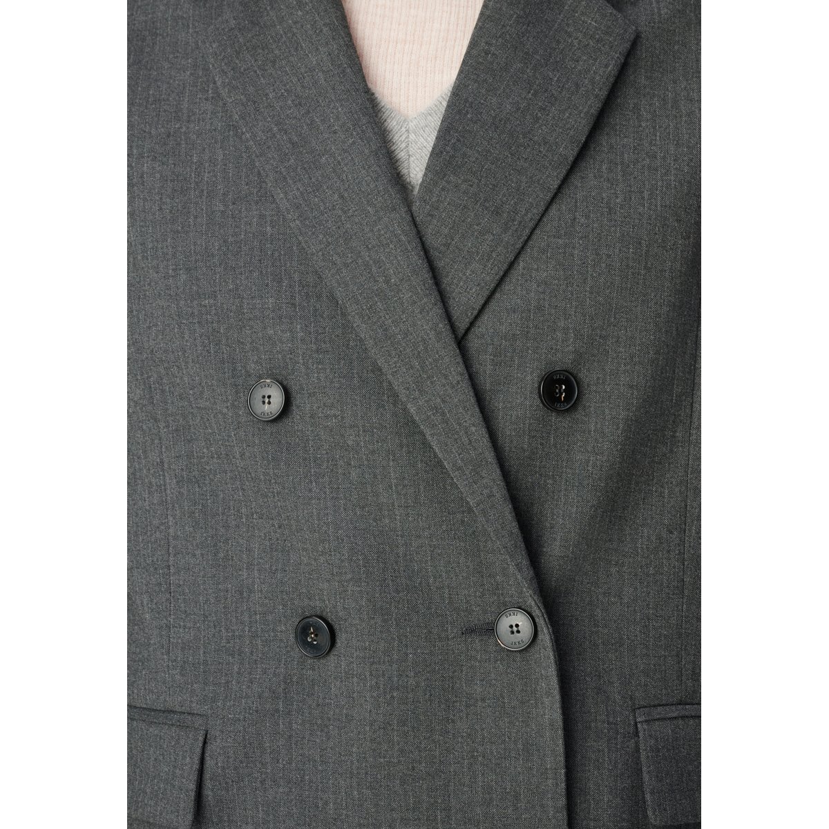 Veste de tailleur fines rayures gris anthracite, IKKS