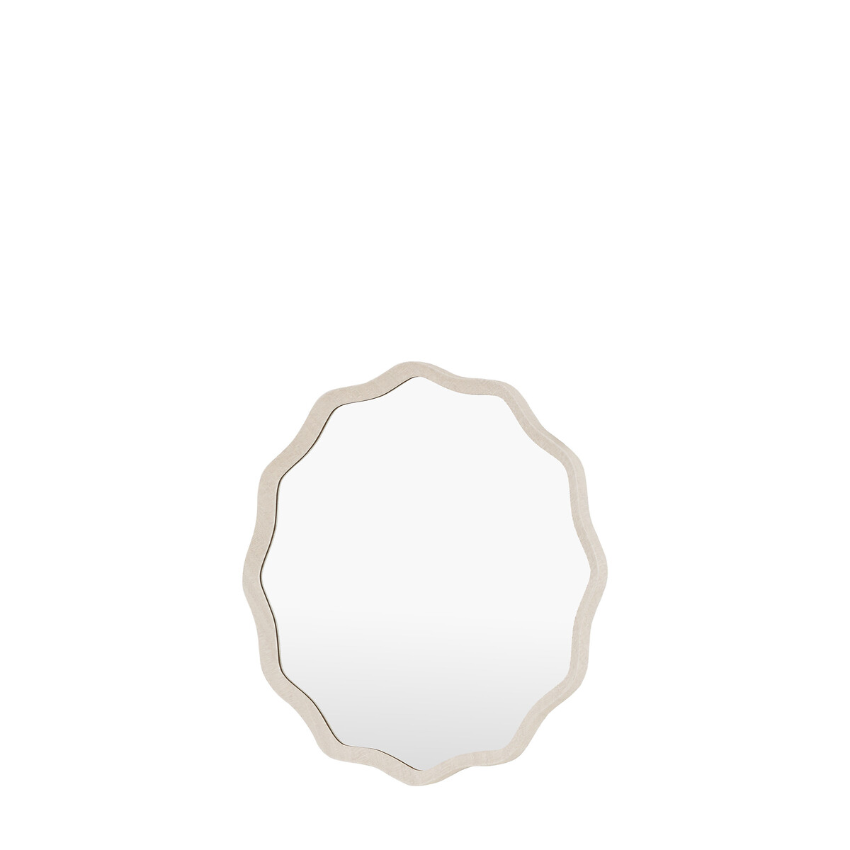 60cm Morley Wave Round Mirror grey, ÉDITÉ