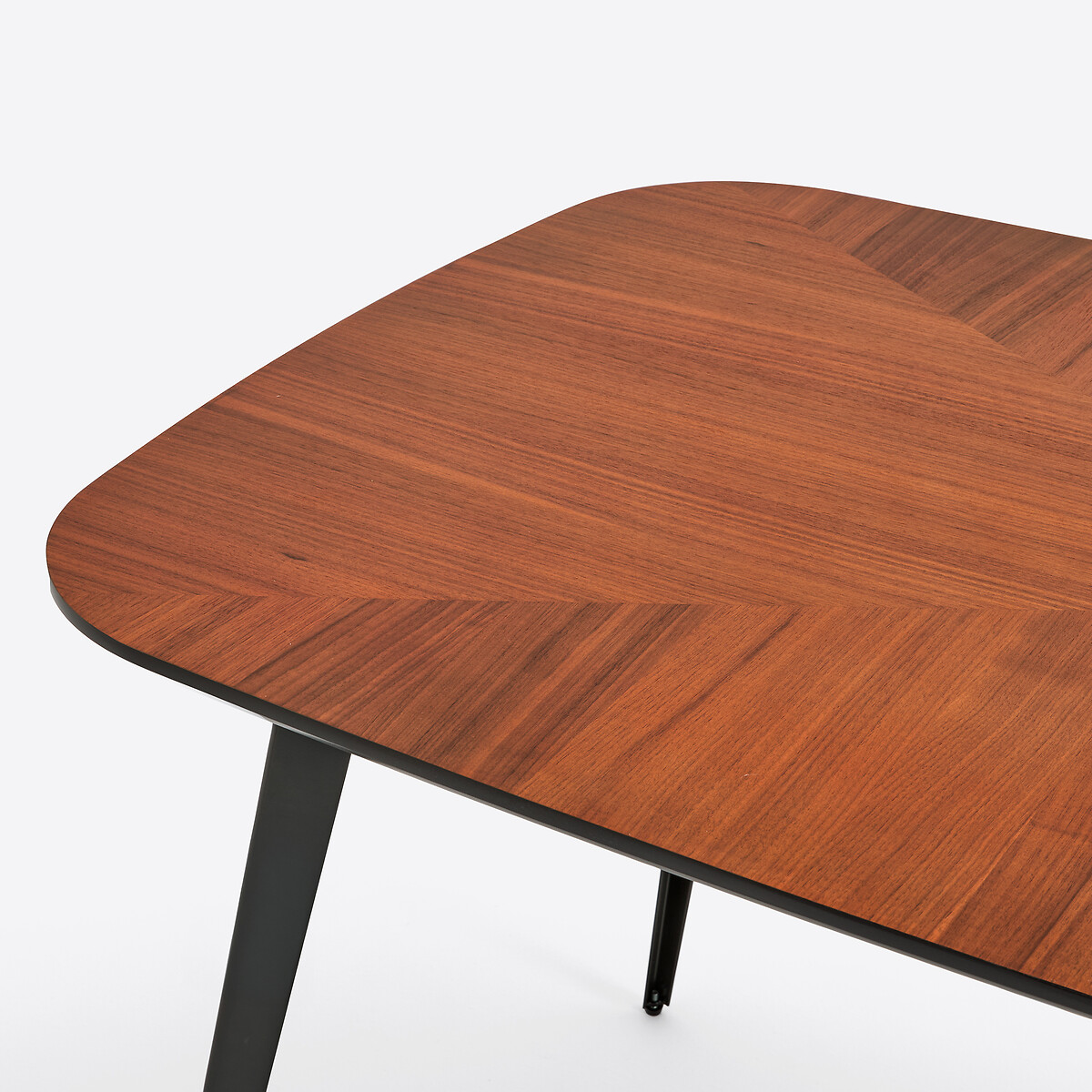 Tavolo da pranzo vintage intarsiato, 6 posti a sedere, WATFORD noce, LA REDOUTE INTERIEURS