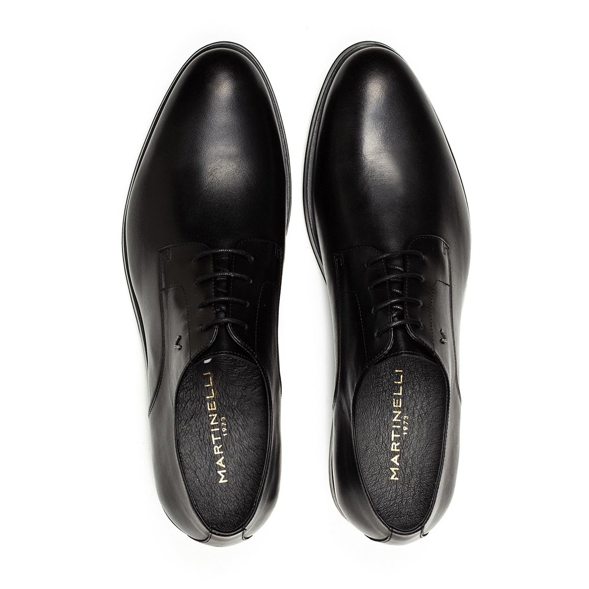Chaussures à lacets cuir Empire black, MARTINELLI