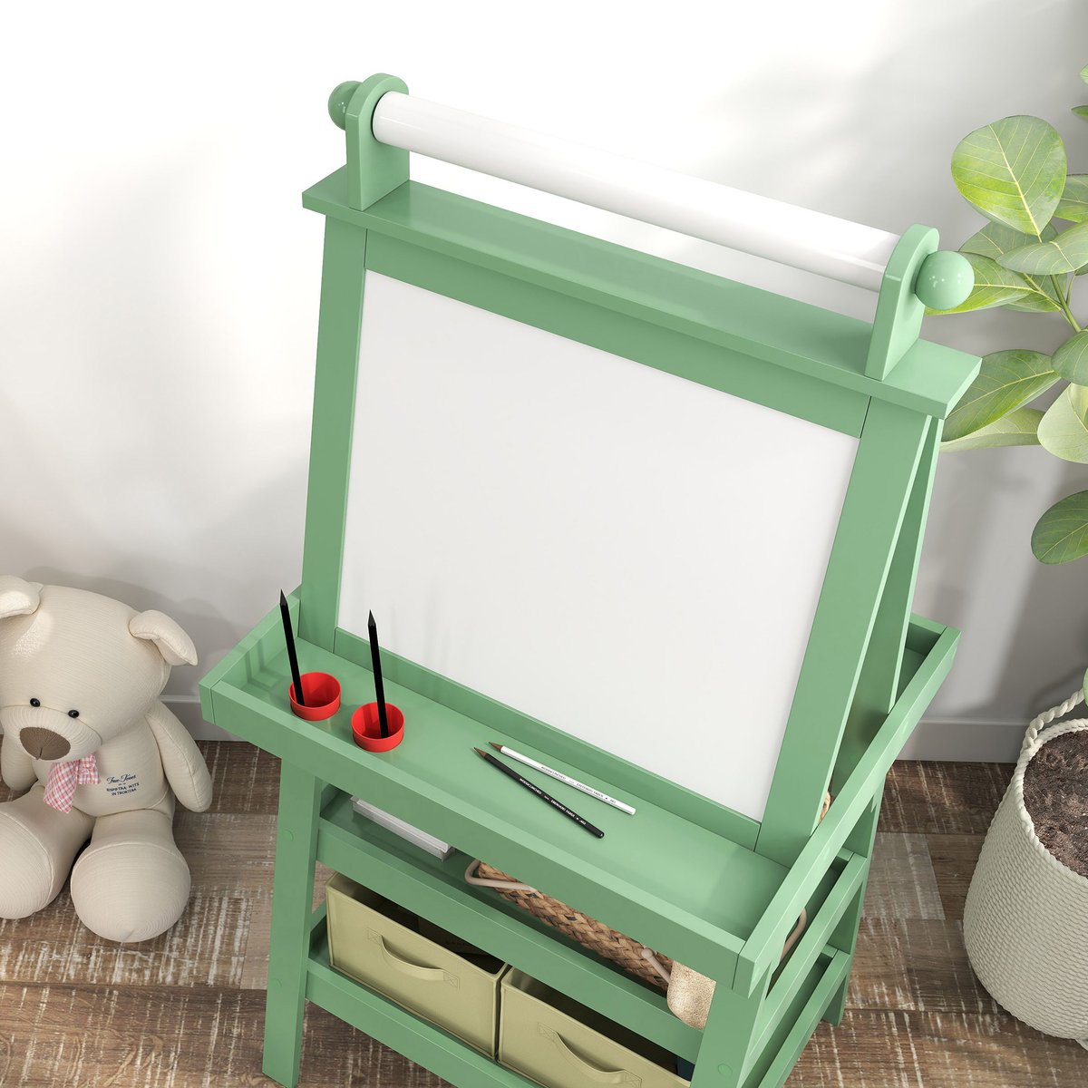 Chevalet pour enfants MDF Vert vert, AIYAPLAY