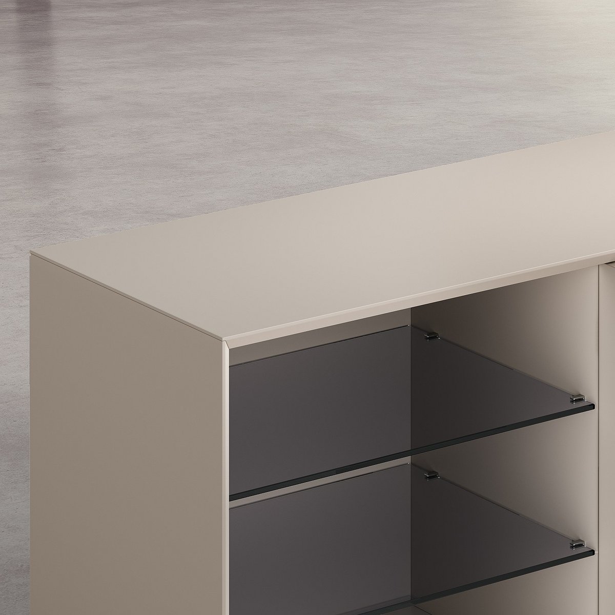 Buffet bois AGNES crème, HABITAT