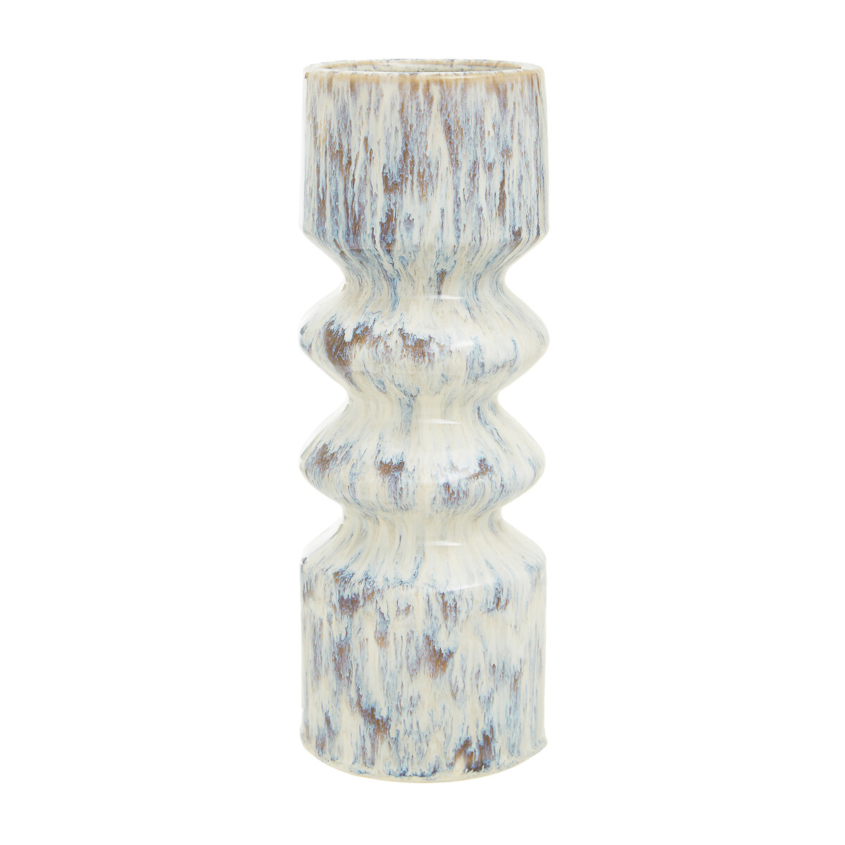 30cm Beige Speckled Contemporary Stone Vase beige, ÉDITÉ