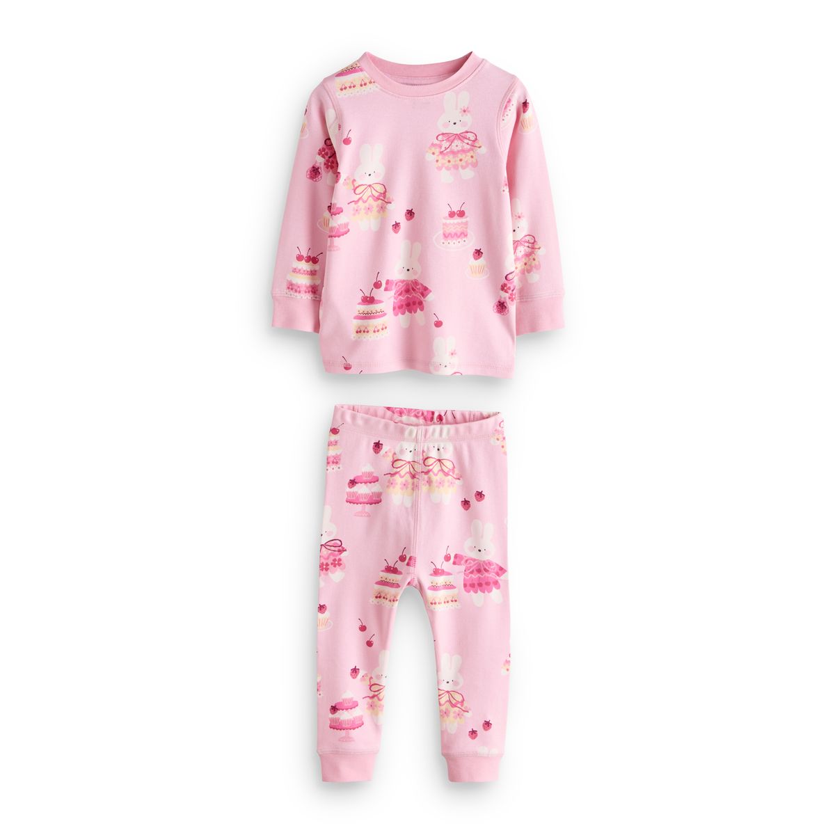 Pyjama douillet, lot de 3 rose, NEXT