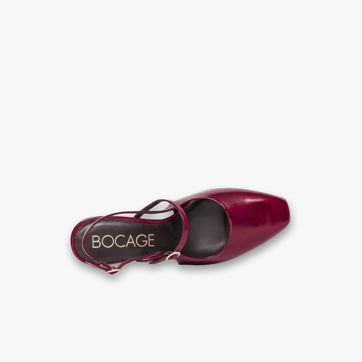 Escarpin en cuir DULCIE rouge cerise, BOCAGE