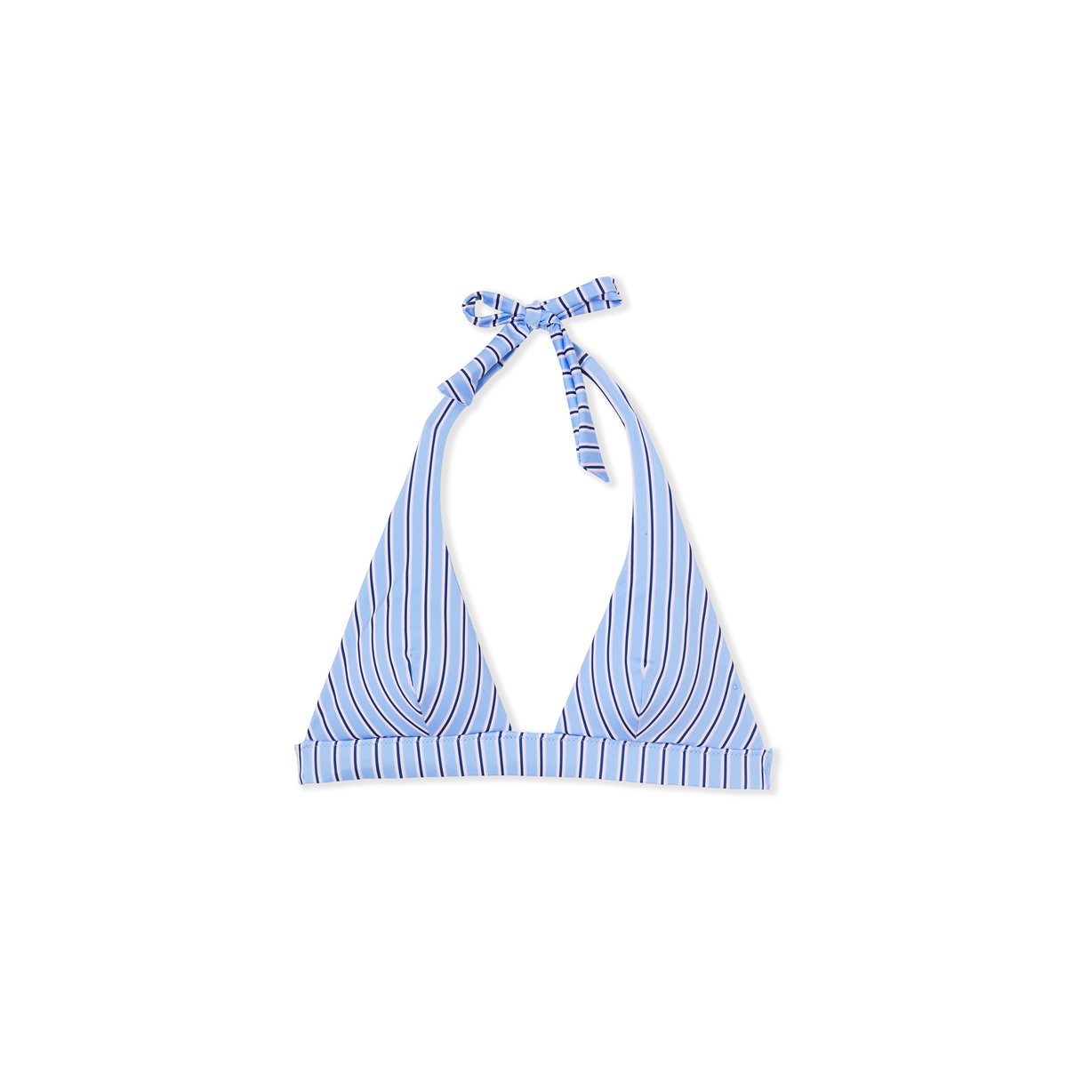 Haut de maillot de bain triangle à rayures TRANSAT imp bleu vert, ETAM