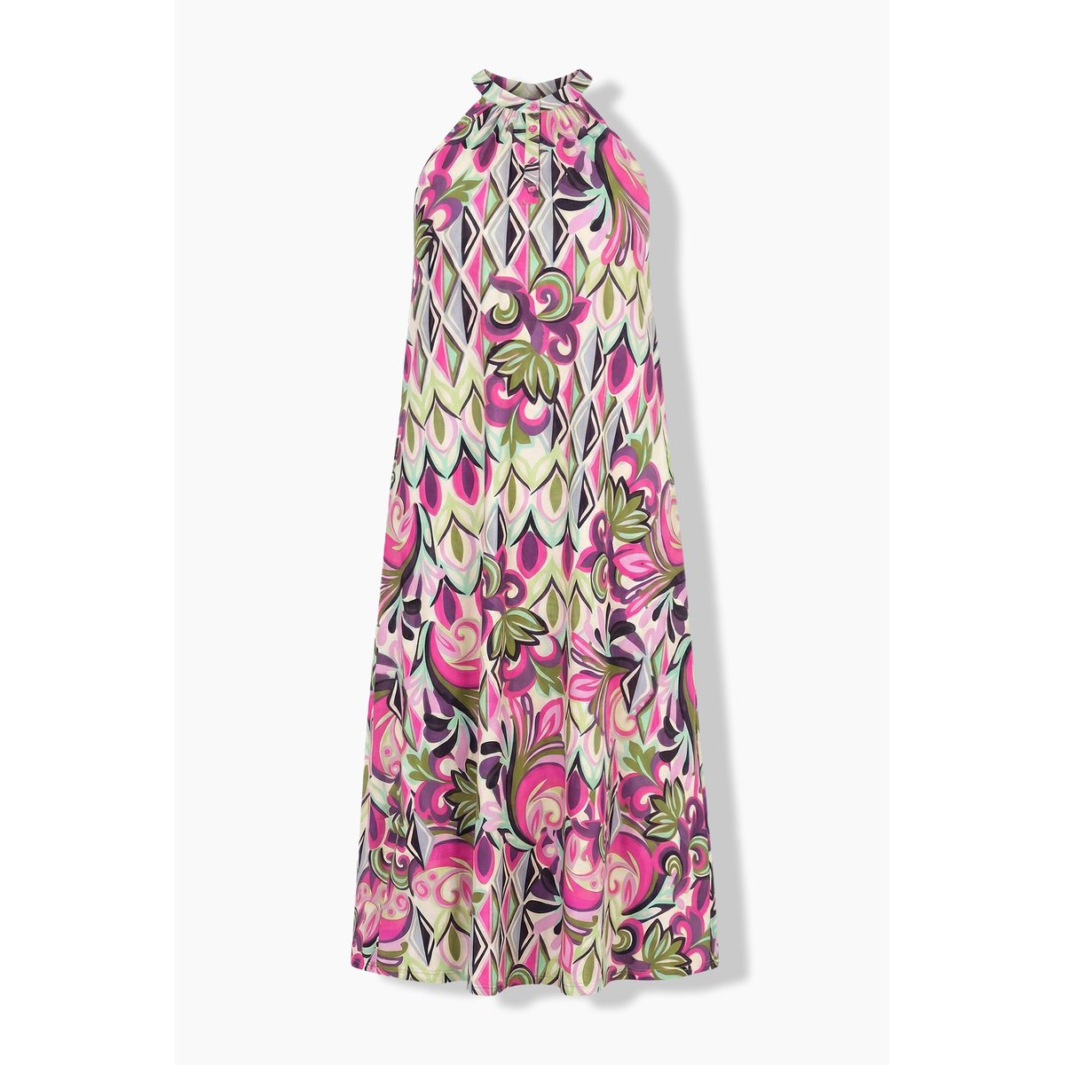 Robe maxi sans manches, toucher coton orchidée, ULLA POPKEN