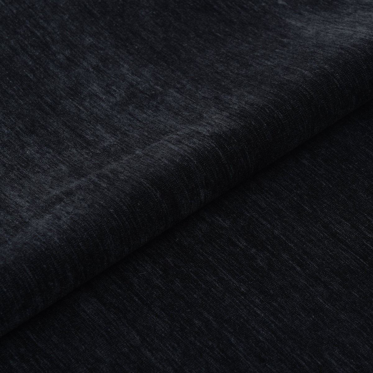 Canapé 3 places en tissu tramé toucher doux CELINE noir, SIA HOME