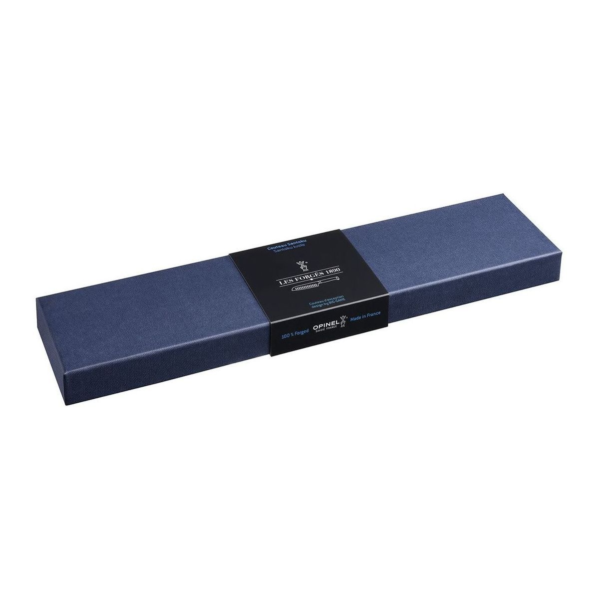Couteau santoku les forgés 1890 inox & hêtre lame 17 cm couleur unique, OPINEL