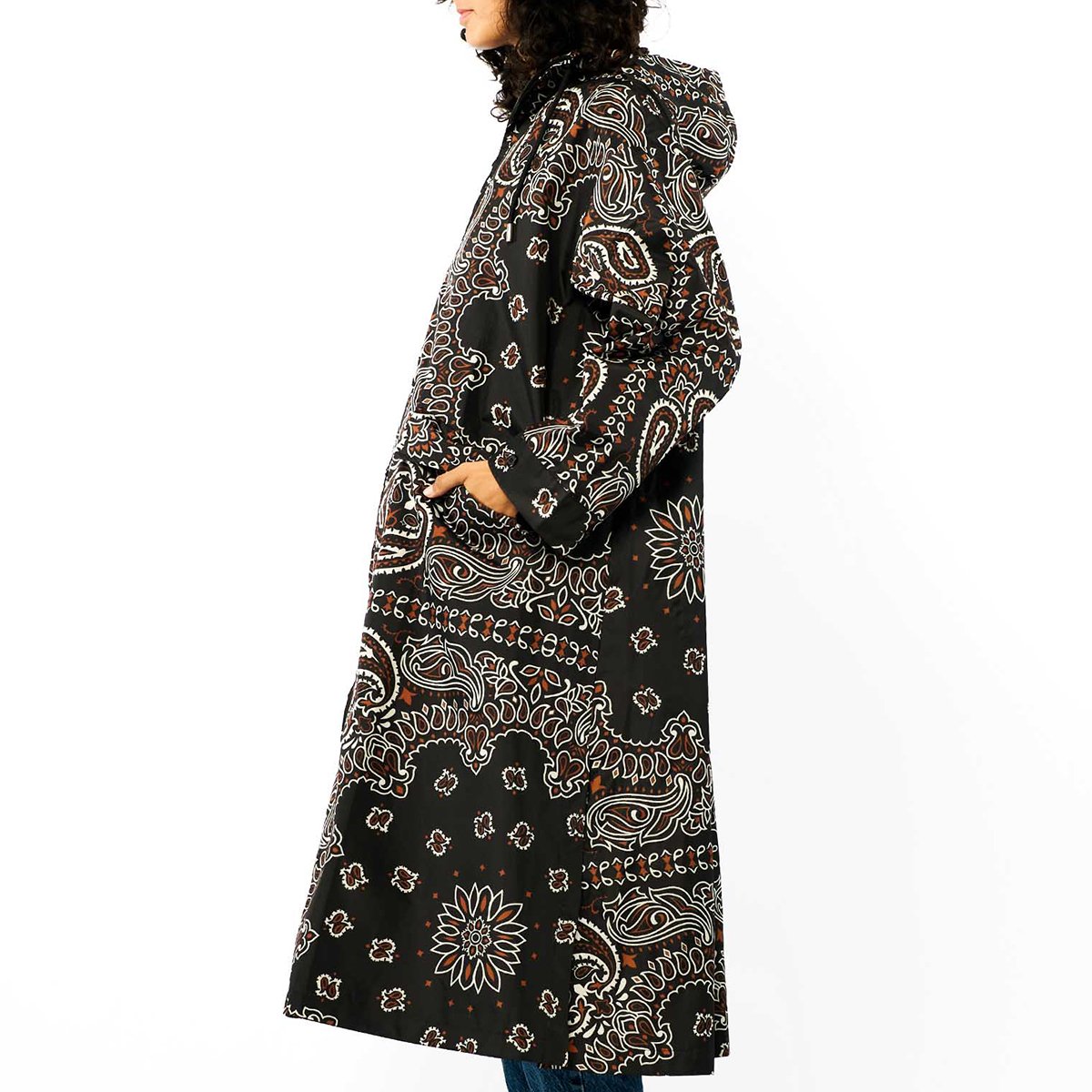 Veste impermeable à motifs SILVES noir, WILD