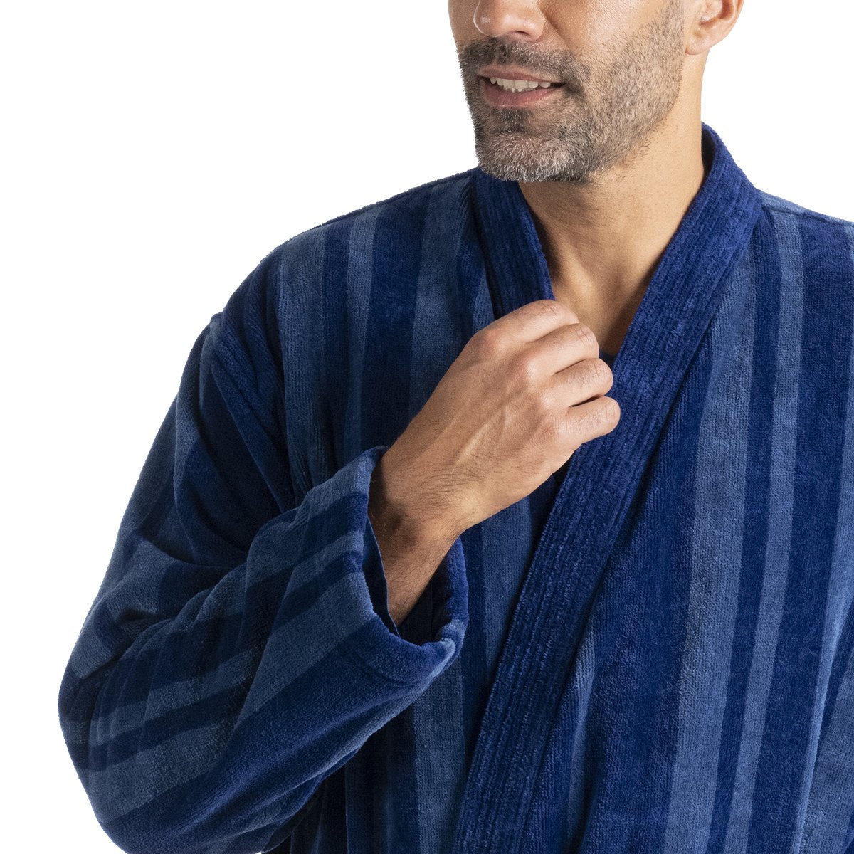 Robe de chambre Peignoir Eponge bleu, EMINENCE