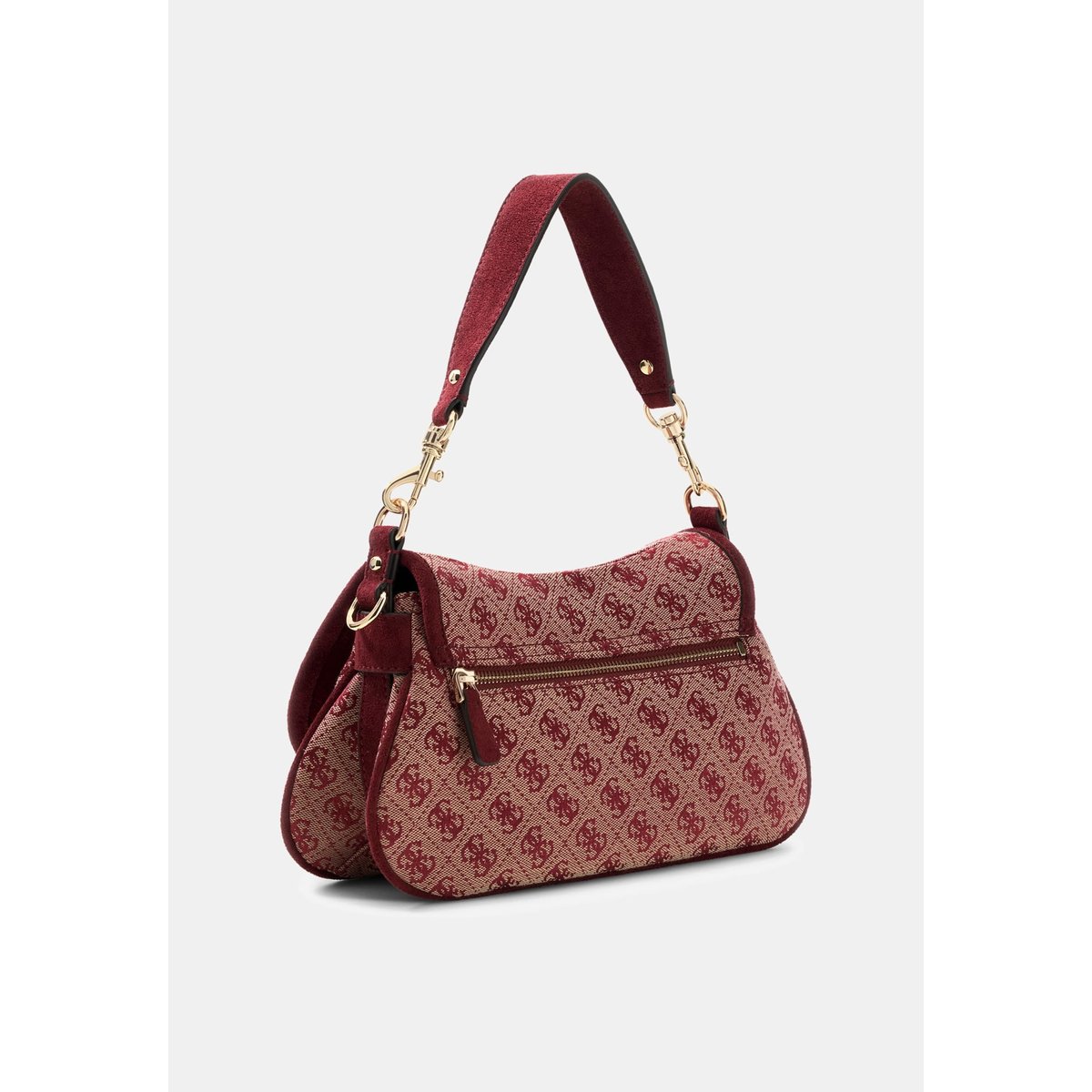 Sac À Épaule Avec Logo Samantha rouge multi, GUESS