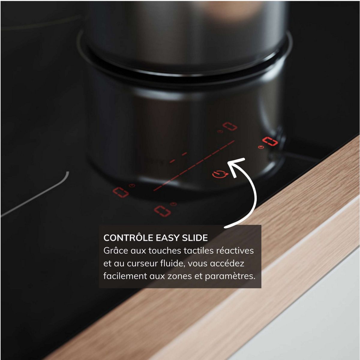 Plaque induction HI2632FBG1 couleur unique, ASKO