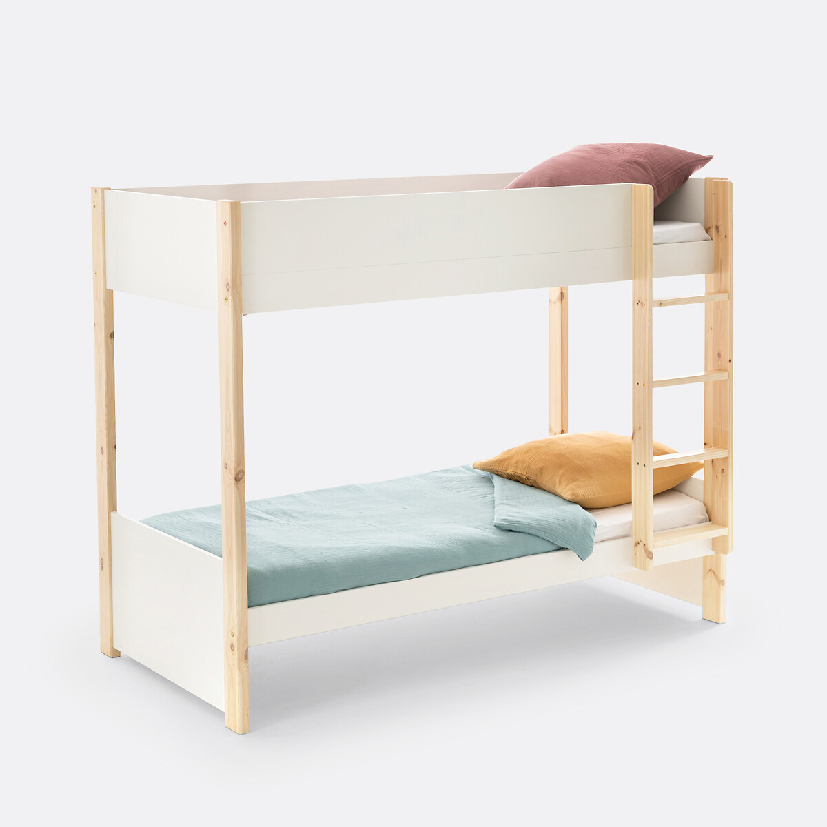 Lits superposés Mileo blanc/bois, LA REDOUTE INTERIEURS