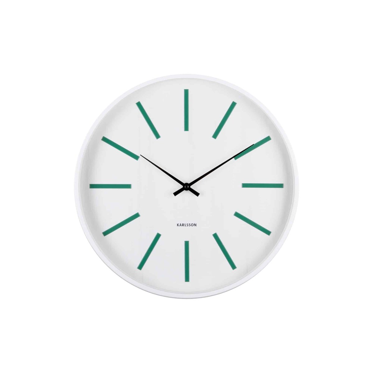 Horloge Murale Bois ARRUGA RETRO blanc, KARLSSON