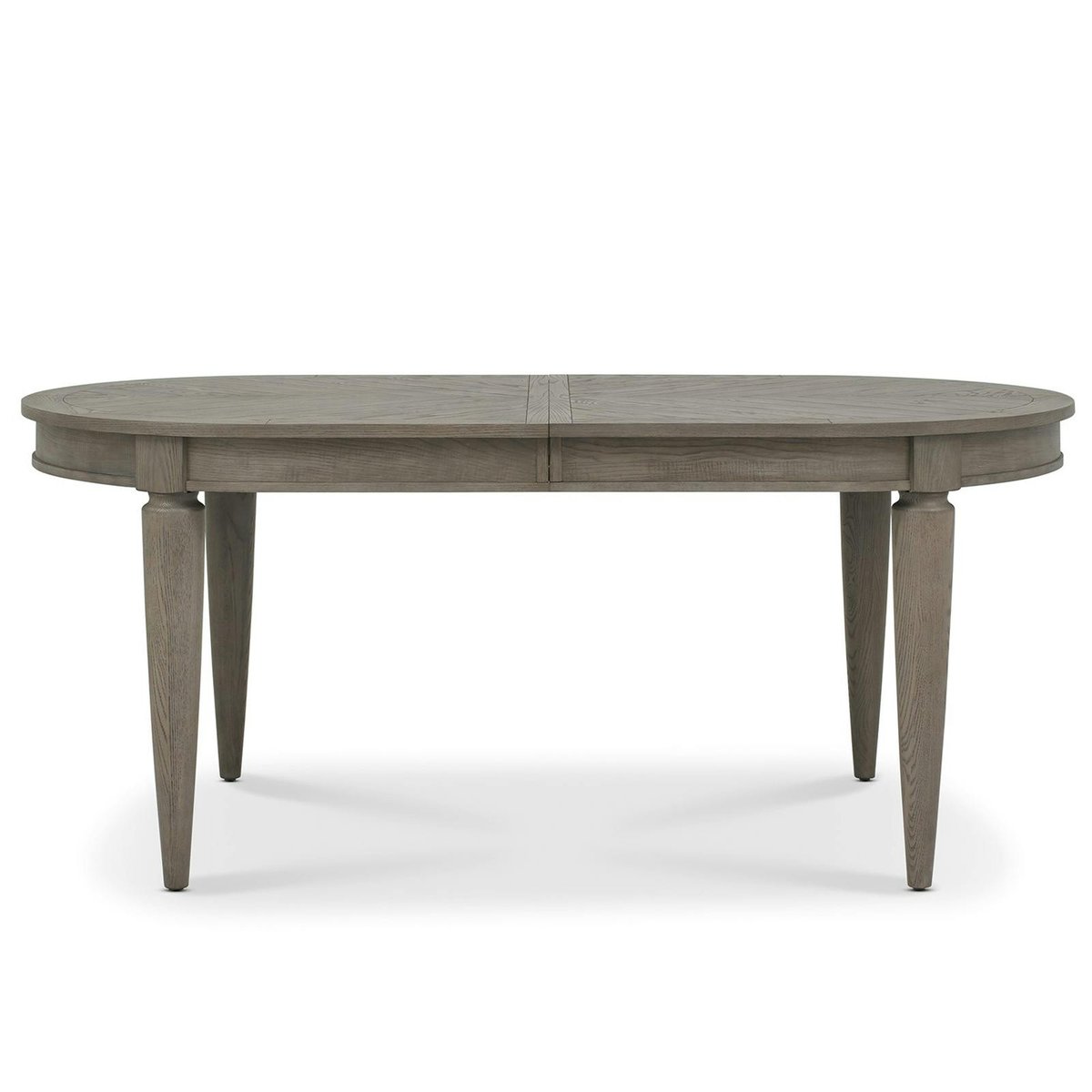 Table à manger extensible ovale en bois décor chevrons HOUSTON bois naturel, PIER IMPORT