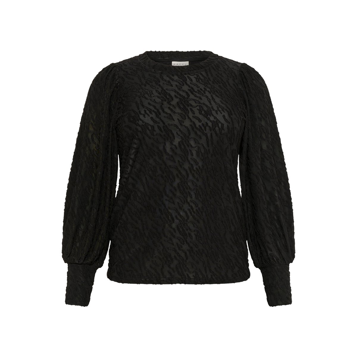 T-shirt à manches courtes noir black, KAFFE CURVE