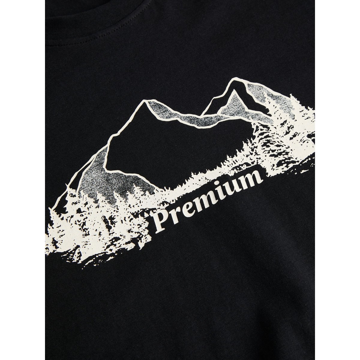 T-Shirt black 2, JACK & JONES