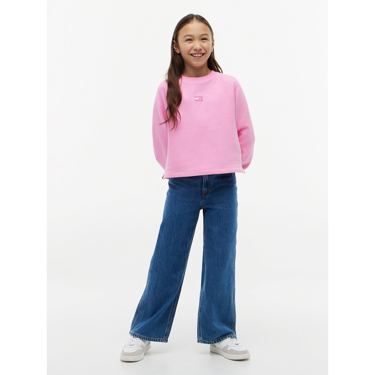 Crew Neck Sweatshirt pink, TOMMY HILFIGER