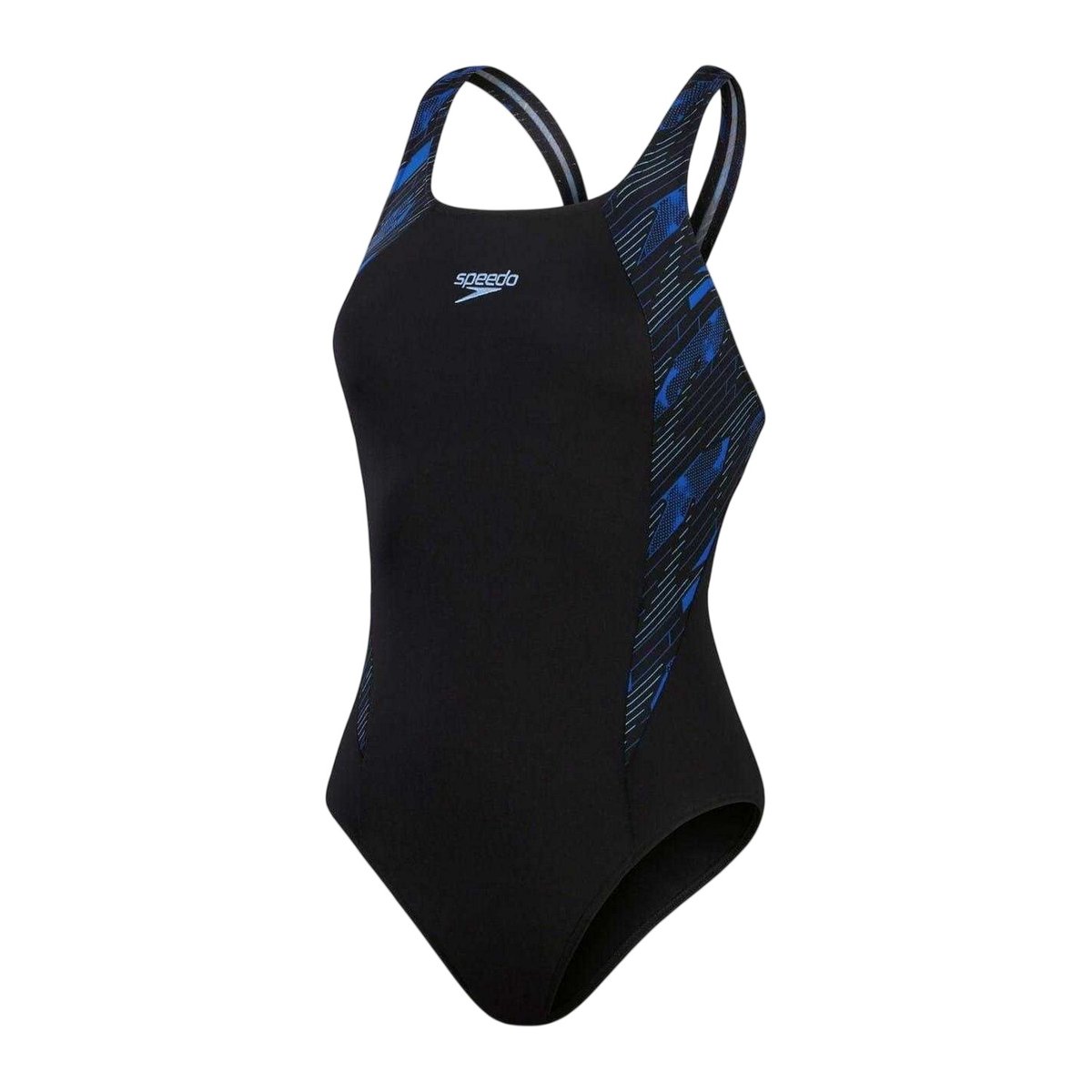 Maillot de bain 1 pièce motif/style à motifs HYPER BOOM noir, SPEEDO