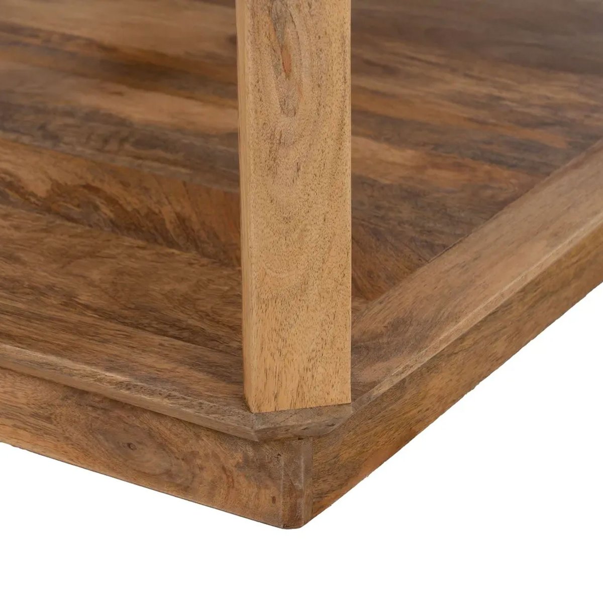 Table basse rectangulaire en bois de manguier 130x80x45cm bois, WADIGA