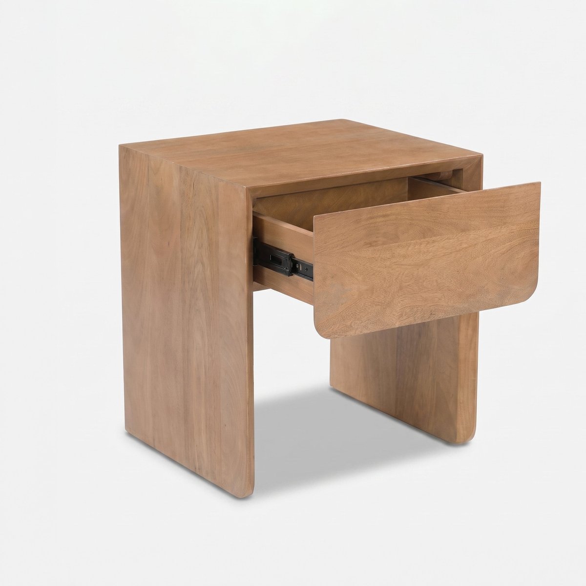 Table de chevet Achille - ACHILLE marron clair, MAISON PAVANE