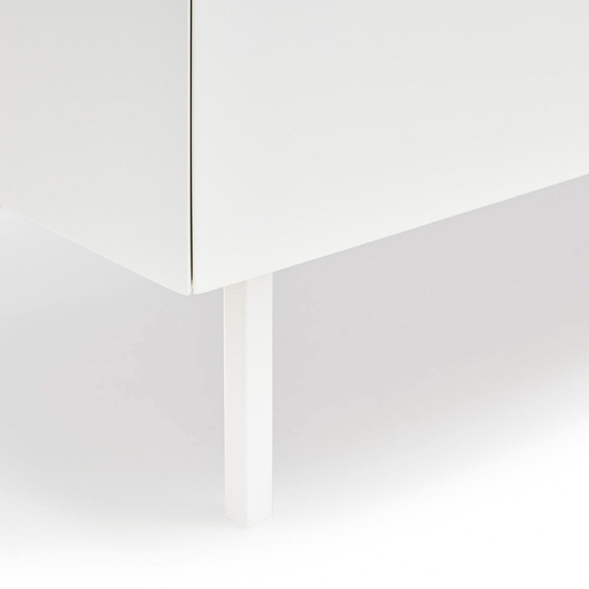 Buffet en bois 3 portes 3 tiroirs L110cm- ARISTA blanc, TEULAT