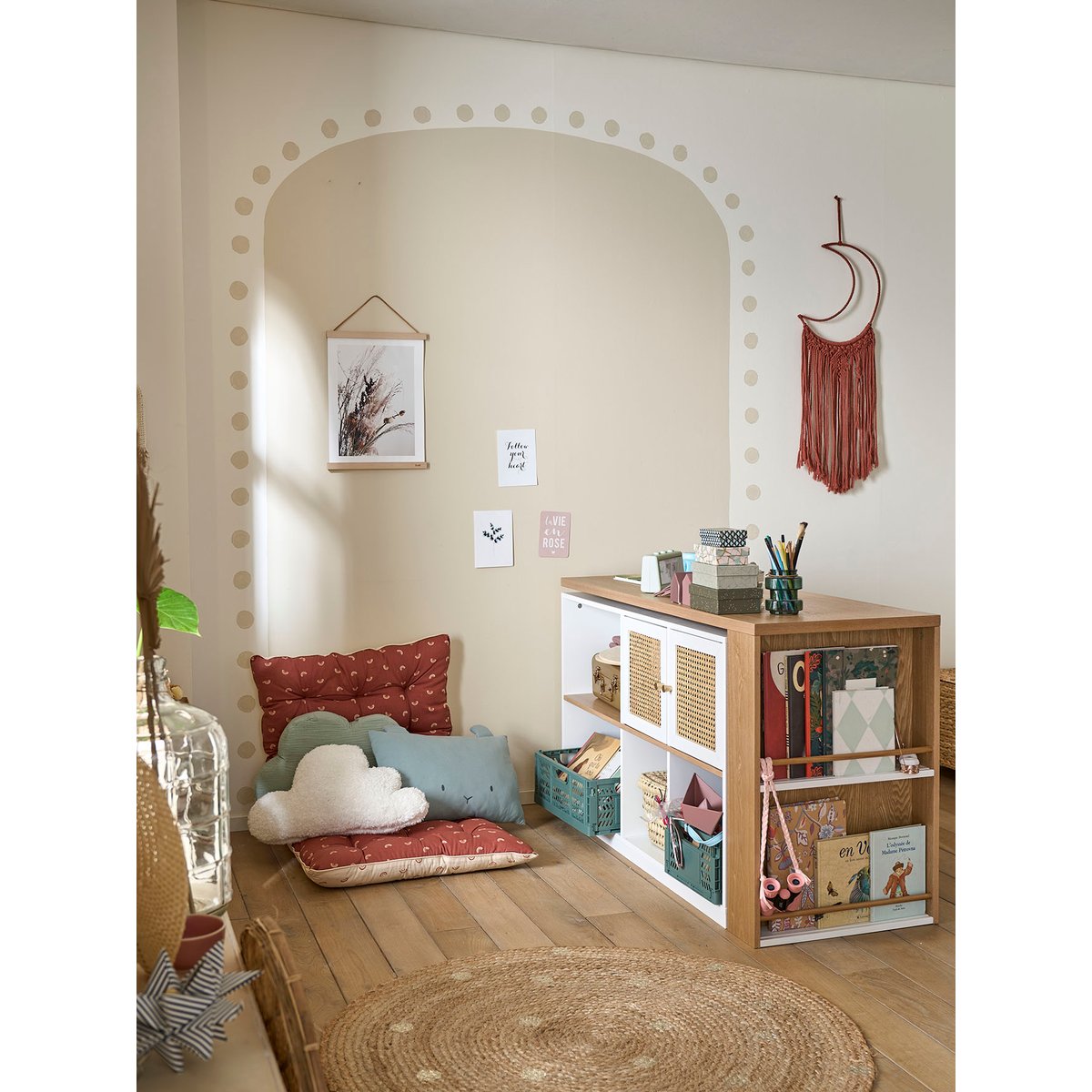 Bureau coulissable TOUPIE blanc, VERTBAUDET