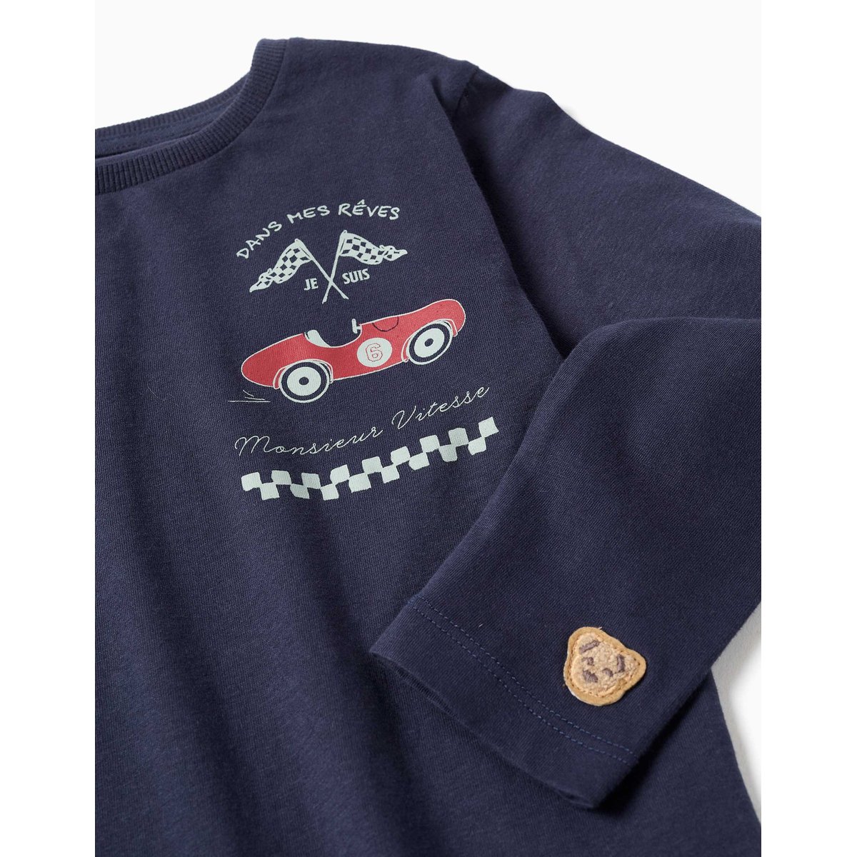 Lot de 2 pyjamas longs en coton avec imprimés voitures multicolore, ZIPPY