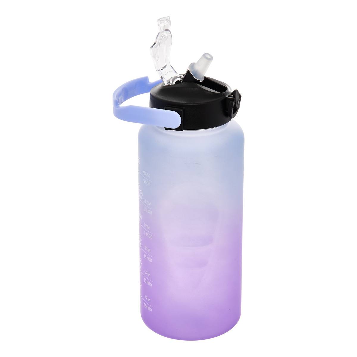 Gourde avec paille 2L bleu, 5FIVE SIMPLY SMART