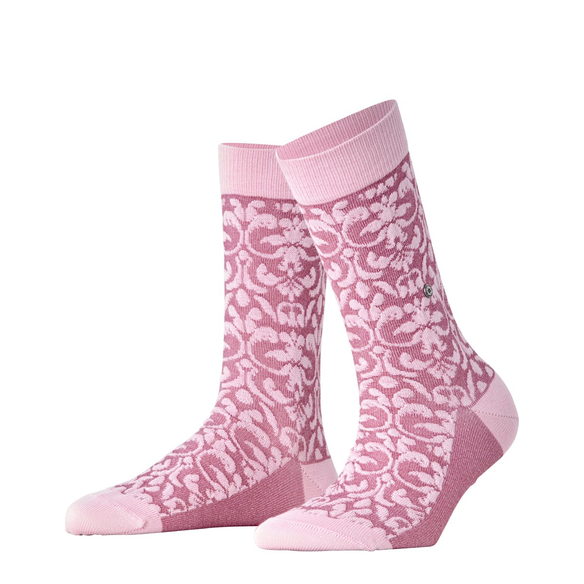 Chaussettes Ornamental Opaque rose, BURLINGTON