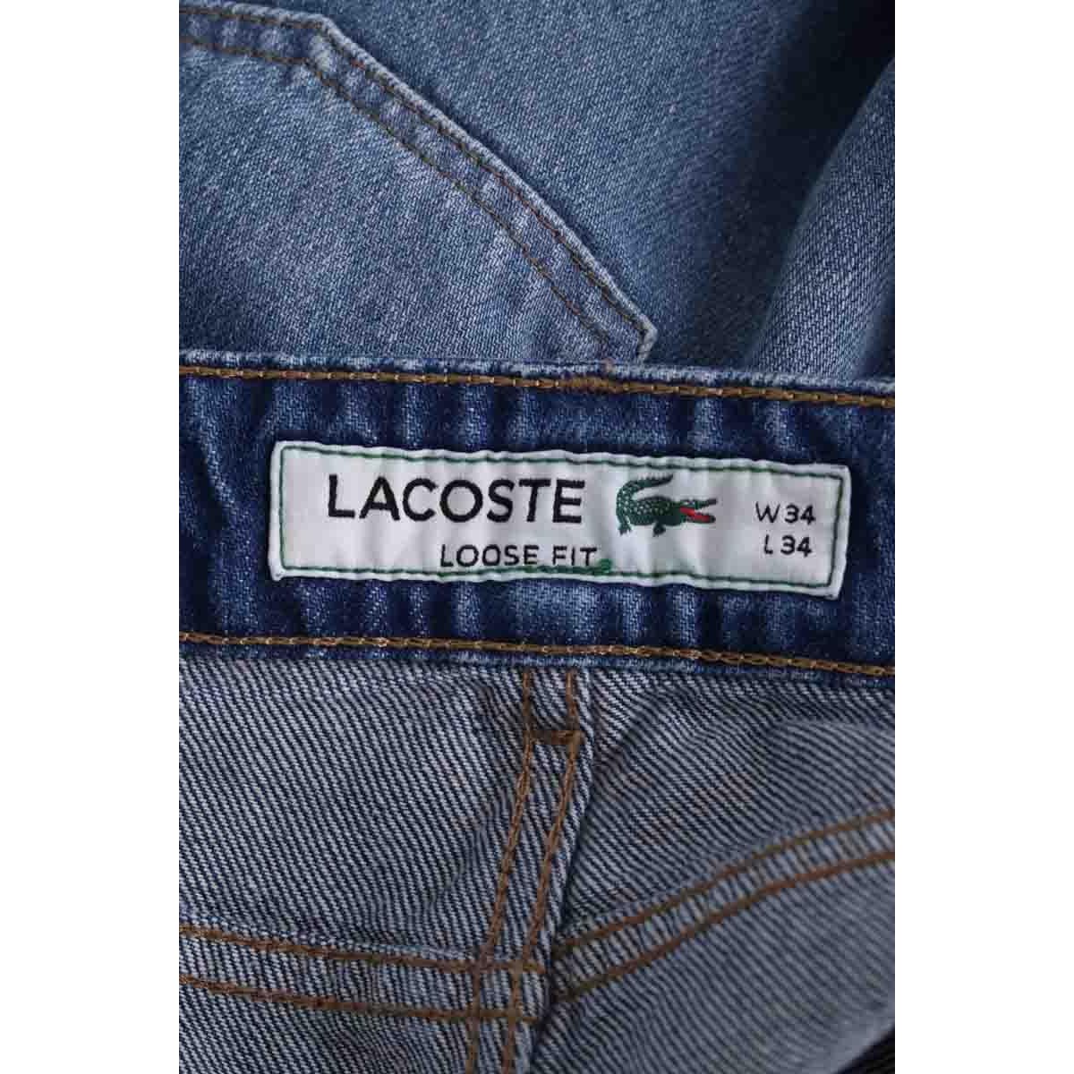 Jean droit - Très Bon État bleu, LACOSTE