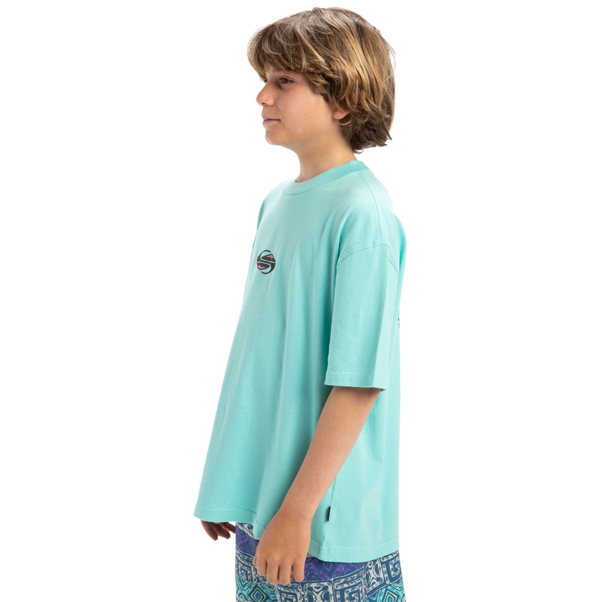 T-shirt à manches courtes GLOBAL HEAT bleu aqua sky, QUIKSILVER