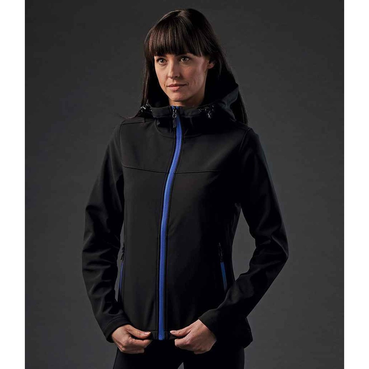 Veste softshell ORBITER noir / azur, STORMTECH