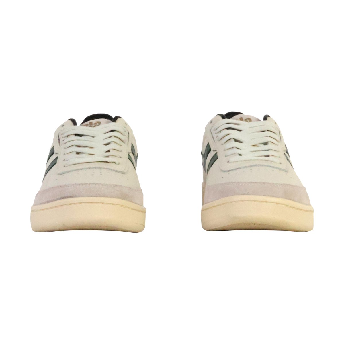 Baskets Contact Leather blanc cassé-vert-noir, GOLA