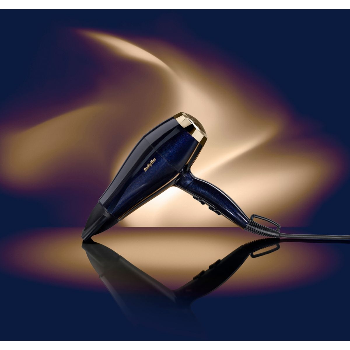 Sèche cheveux professionnel Black Onyx 5911E Made in Italy couleur unique, BABYLISS