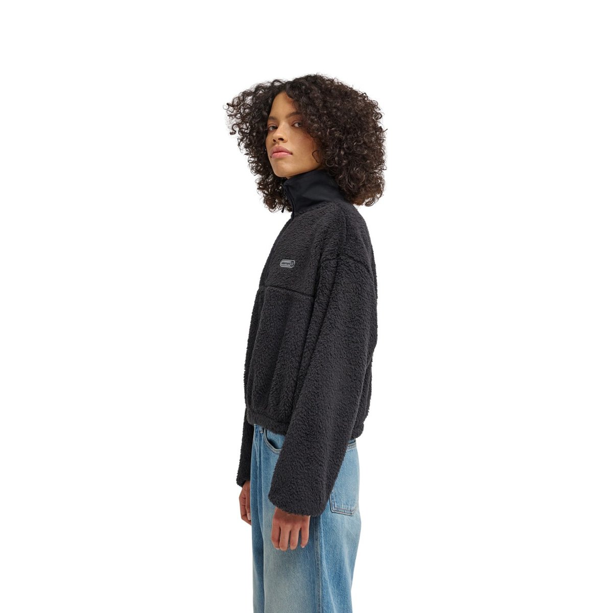 Veste de survêtement à zip 1/4 CLASSIC noir flint black, ELEMENT