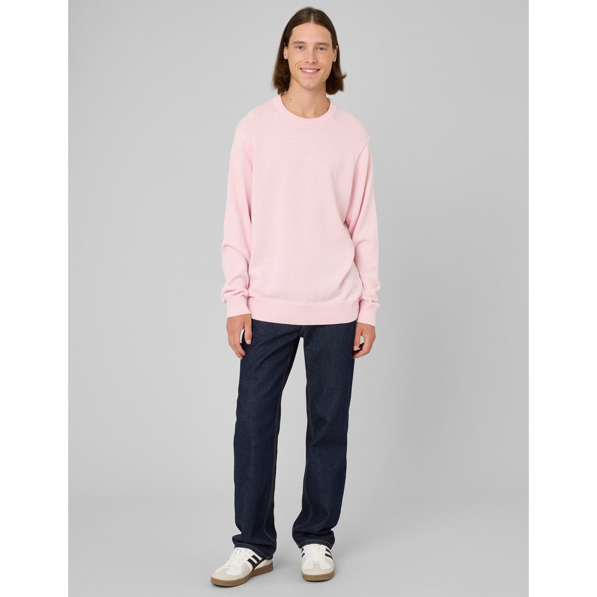 Pull col rond rose, BZB