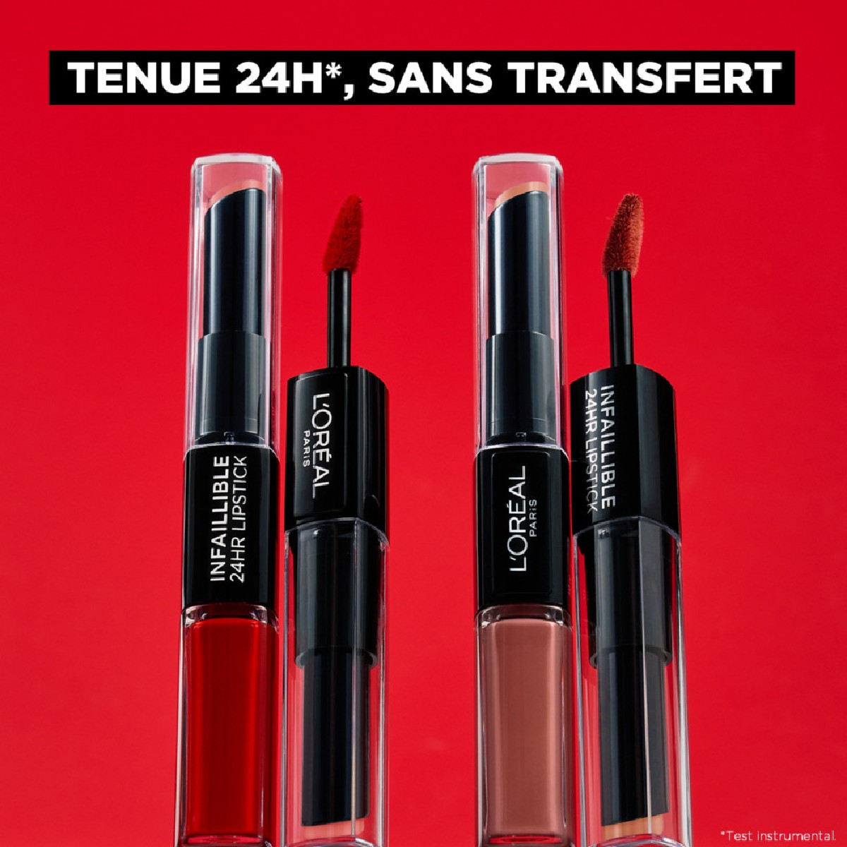 Rouge à Lèvres Infaillible Duo 24H 213 - toujours teaber, L'OREAL PARIS